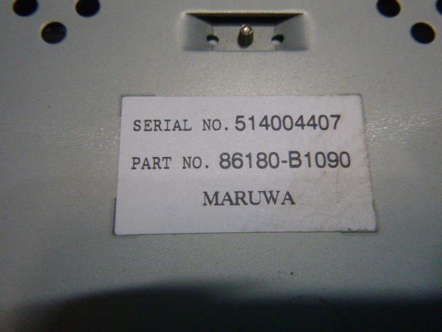 ●クー M411S H18/8 オーディオ MARUWA 86180-B1090 86180-B1090-B0 CD ラジオ 長期在庫5年前 作動未確認 激安処分_画像3