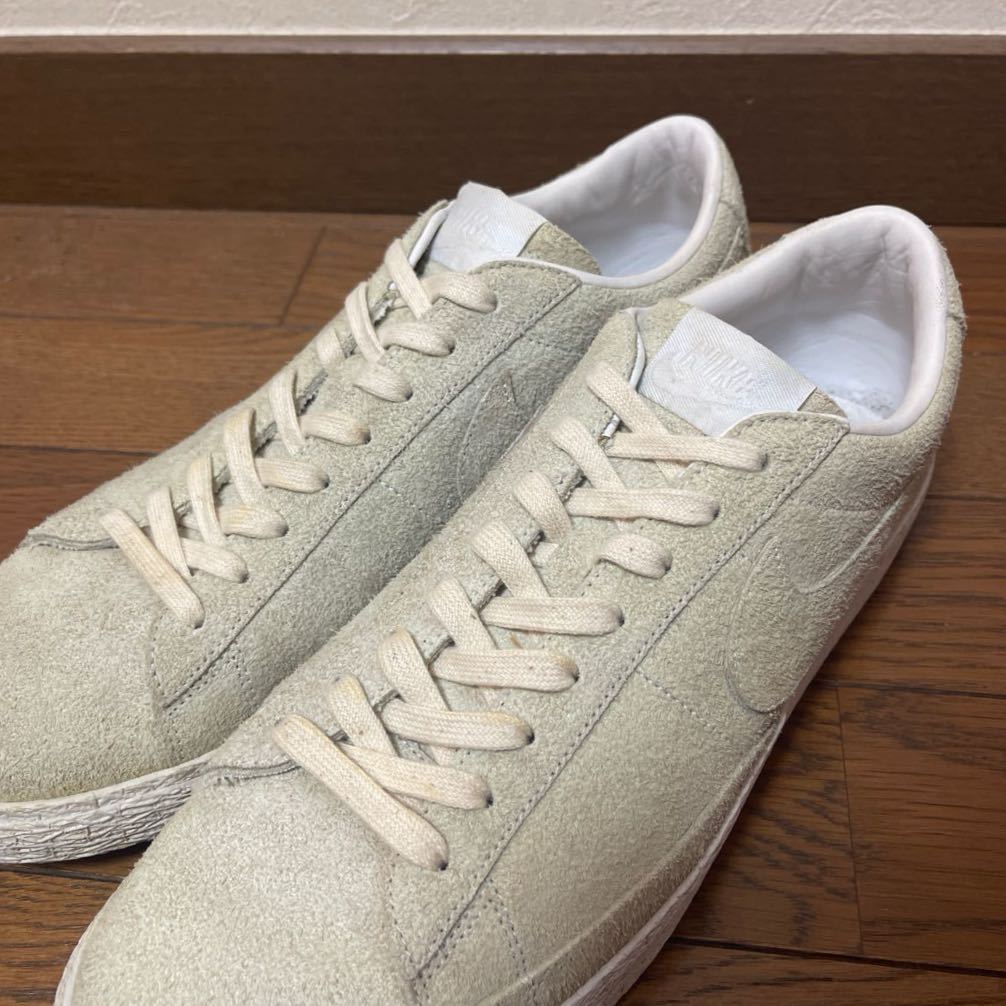 12年製 NIKE BLAZER LOW FRAGMENT SP ナイキ ブレザー ロー フラグメント US 9.5 27.5 cm 677242-110 the pool aoyama 藤原ヒロシ HF_画像4