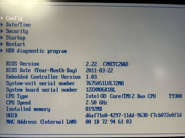 貴重 ThinkPad X61 7675-A51改 T9300/2.5Ghz SXGA+ RAM8G/120G HDD 802.11ac おまけ多数_画像6