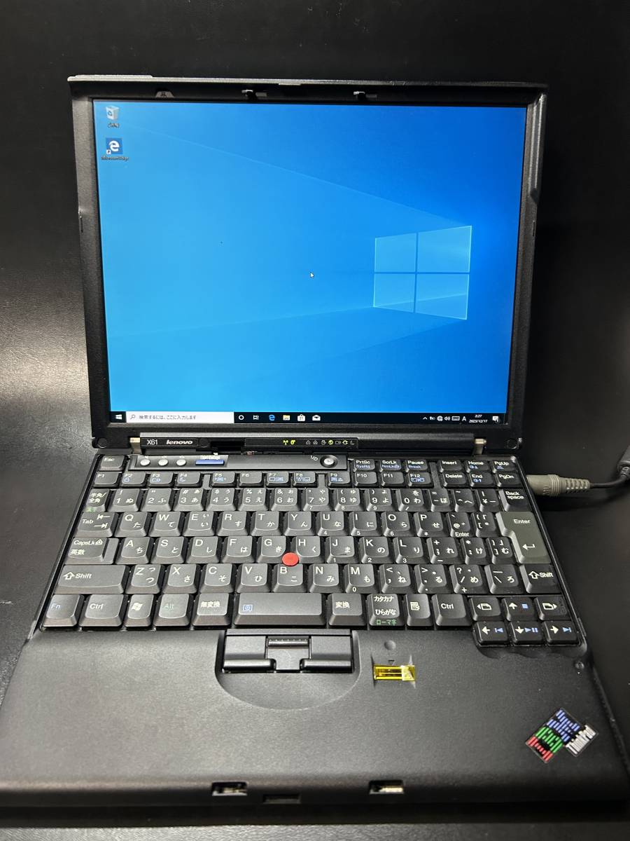貴重 ThinkPad X61 7675-A51改 T9300/2.5Ghz SXGA+ RAM8G/120G HDD 802.11ac おまけ多数_画像1