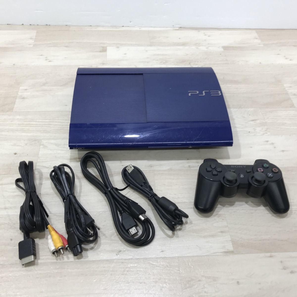 ジャンク品 PlayStation3 250GB アズライト・ブルー[N0307]_画像1