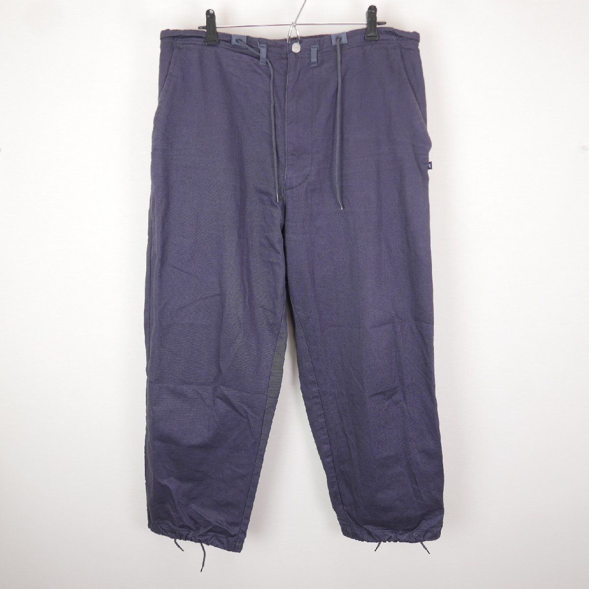 DESCENDANT ディセンダント BUSH TWILL TROUSERS メンズ ボトムス トラウザーズ コットン パンツ CHARCOAL 3_画像1