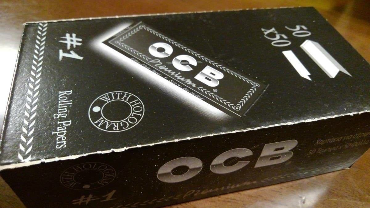 OCB プレミアム 手巻き タバコ ペーパー 50個入り　未開封ボックス　送料無料！_画像2