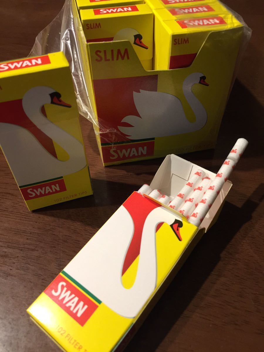 スワン SWAN 手巻き タバコ スリム フィルター 102個入り 10箱セット 送料無料_画像1