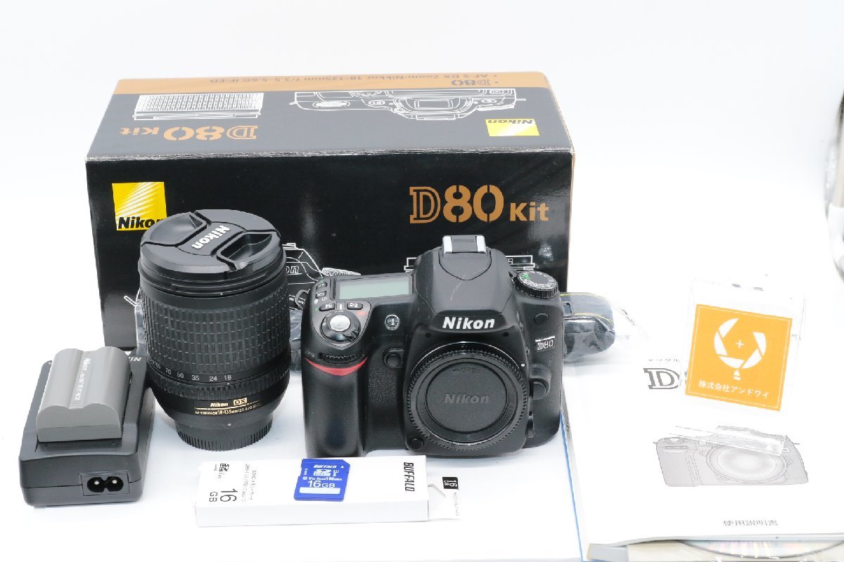 良品/動作品】NIKON ニコン D80 + AF-S NIKKOR 18-135MM 良品/動作品】NIKON ニコン D80 + AF-S NIKKOR 18-135MM