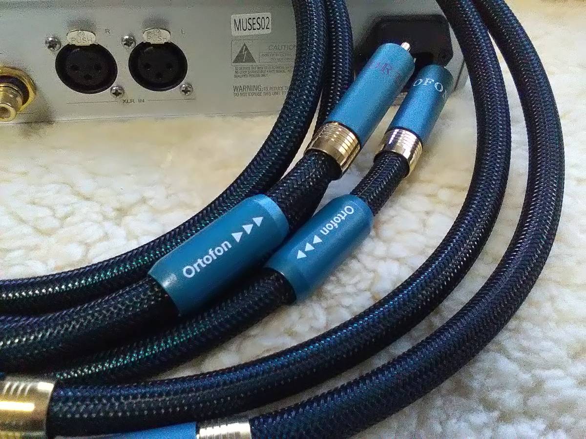  powerful low sound region * HI-FI ortofon 8nx RCA cable 1.5m pair new goods 