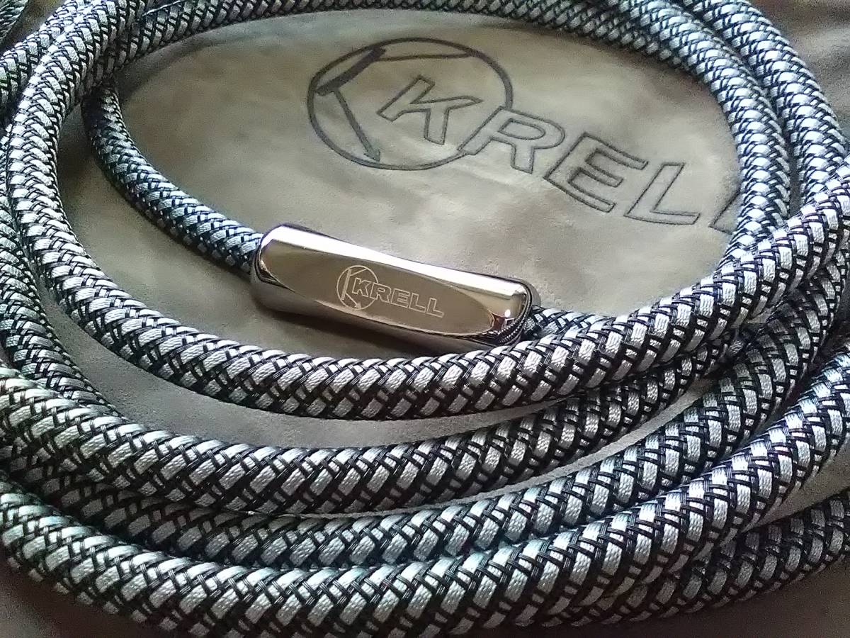  super clear sound * Krell Audio Reference* 5N OFC RCA cable 1.5m pair unused new goods 