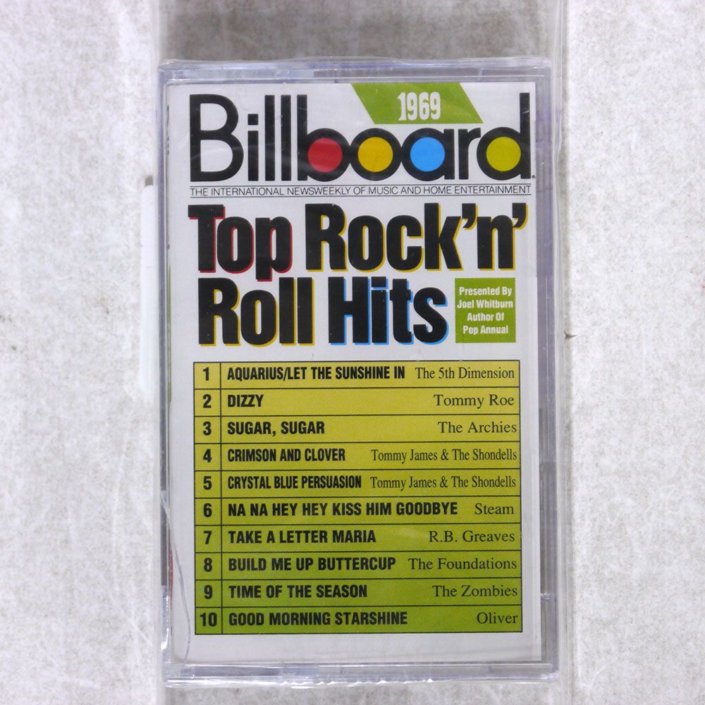 未開封 VA/BILLBOARD TOP ROCK’N’ROLL HITS - 1969/RHINO RECORDS R4 70630 CASSETTE □_画像1