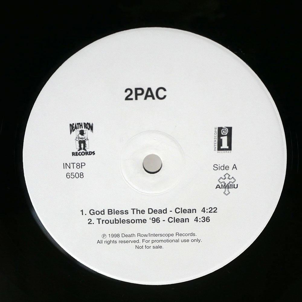 2PAC/GOD BLESS THE DEAD TROUBLESOME ’96/INTERSCOPE INT8P6508 12_画像1
