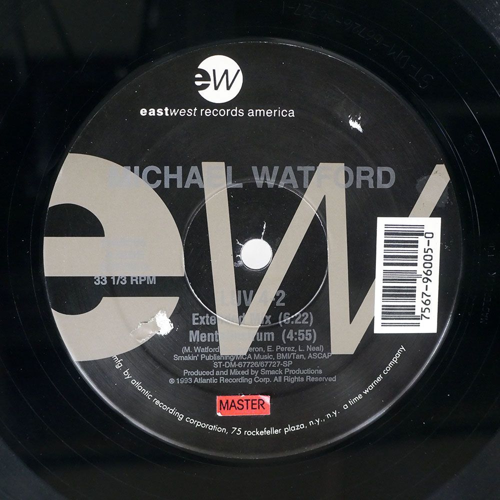MICHAEL WATFORD/LUV 4-2/EASTWEST RECORDS AMERICA 096005 12_画像1