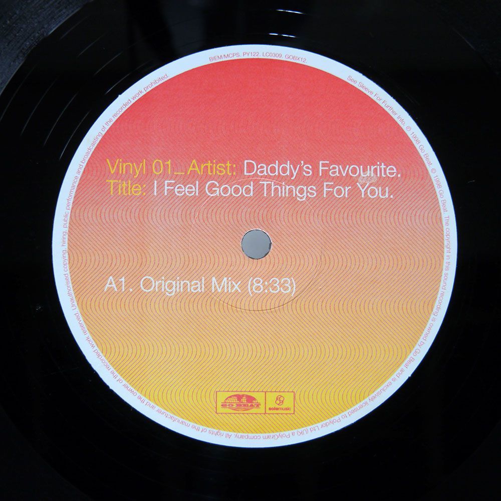 DADDY’S FAVOURITE/I FEEL GOOD THINGS FOR YOU/GO! BEAT GOBX12 12_画像2