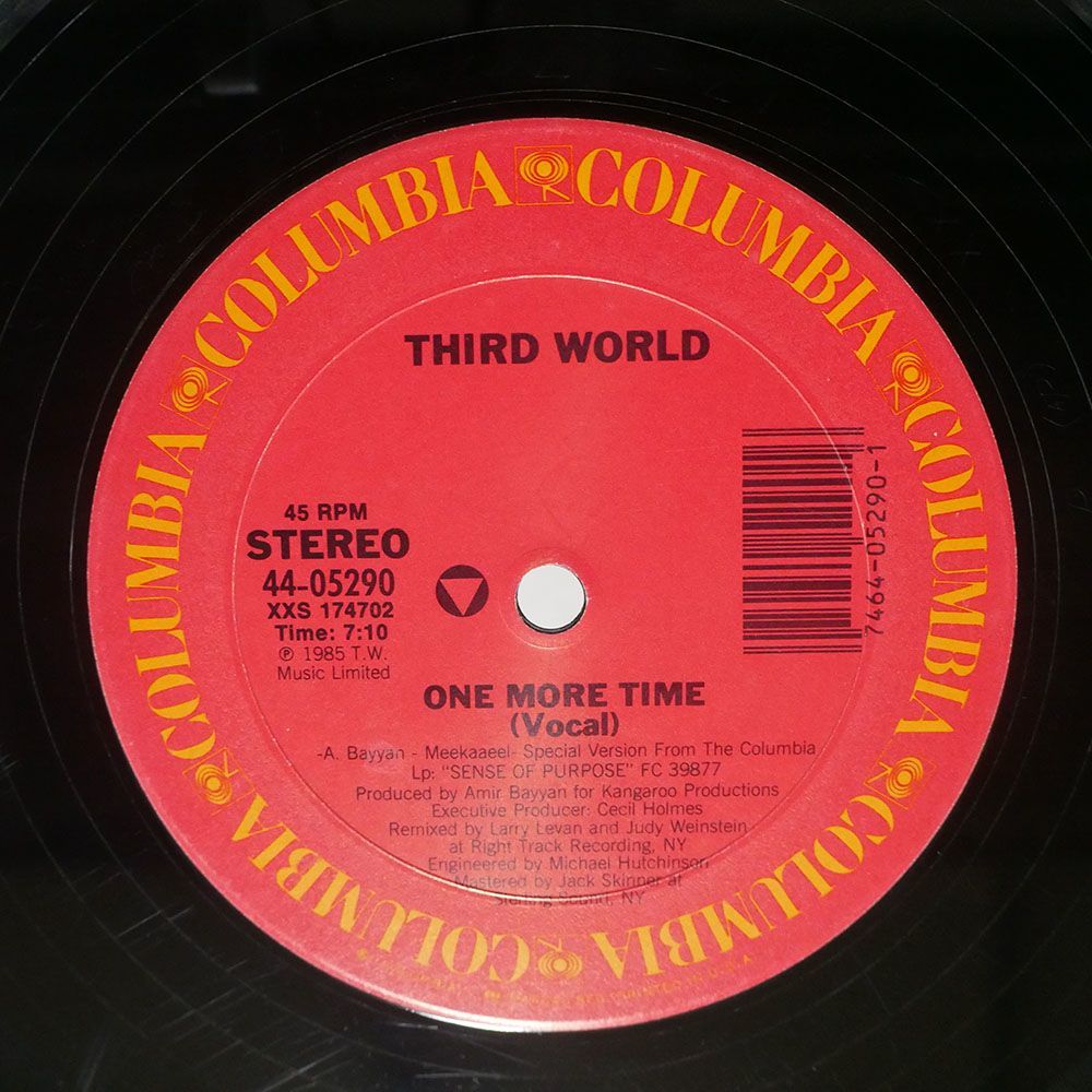 THIRD WORLD/ONE MORE TIME/COLUMBIA 4405290 12_画像1