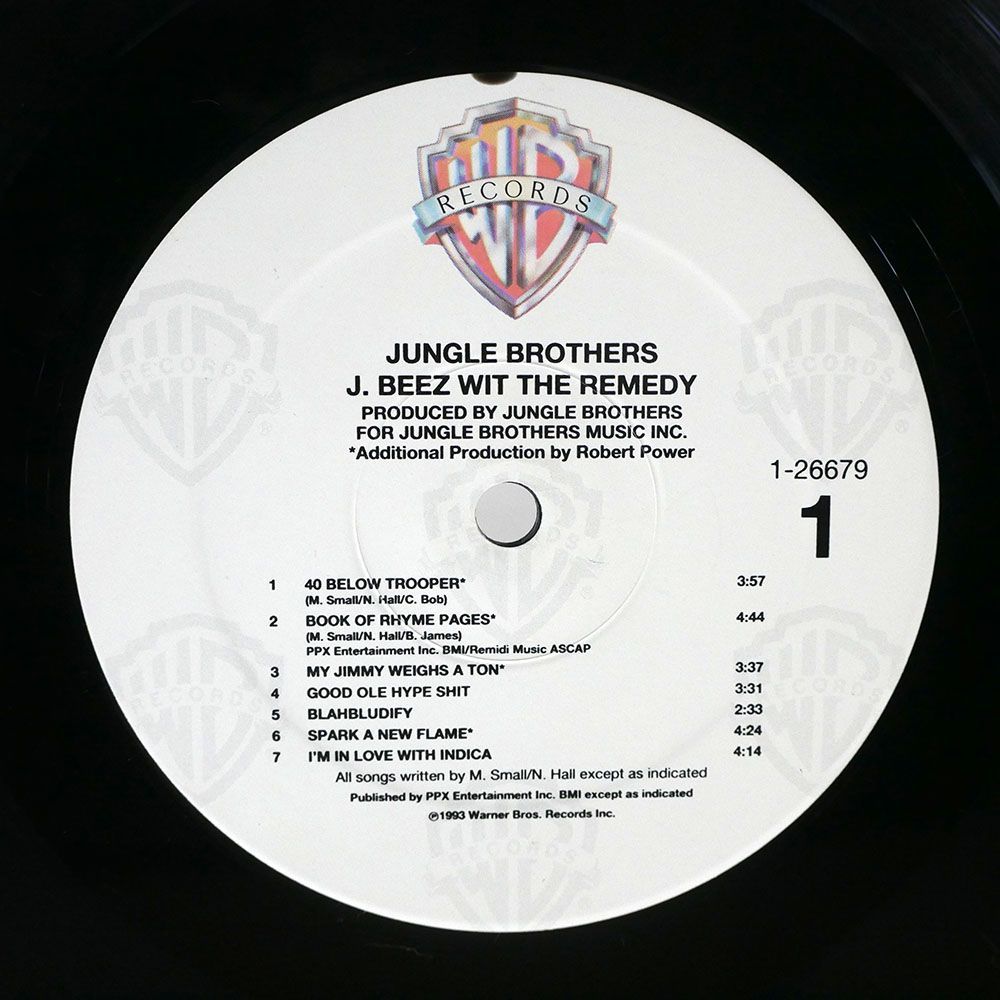 JUNGLE BROTHERS/J. BEEZ WIT THE REMEDY/WARNER BROS. 126679 LP_画像2