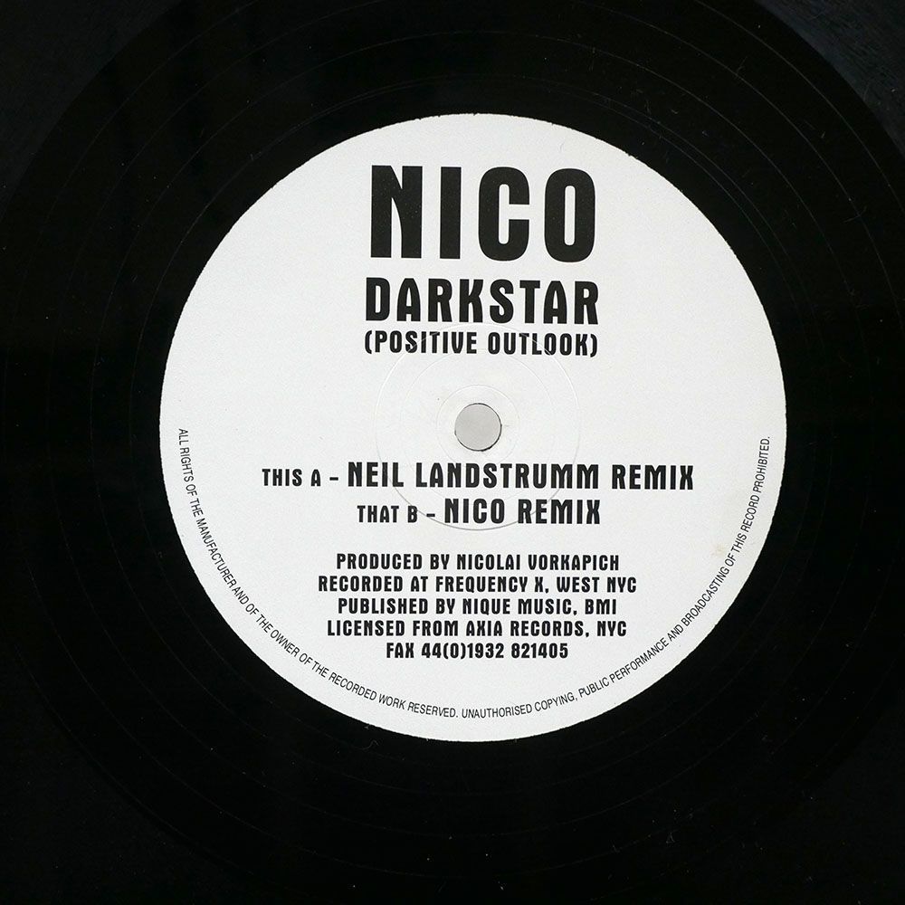 NICO/DARKSTAR (POSITIVE OUTLOOK)/MISSILE MISSILE11 12_画像1