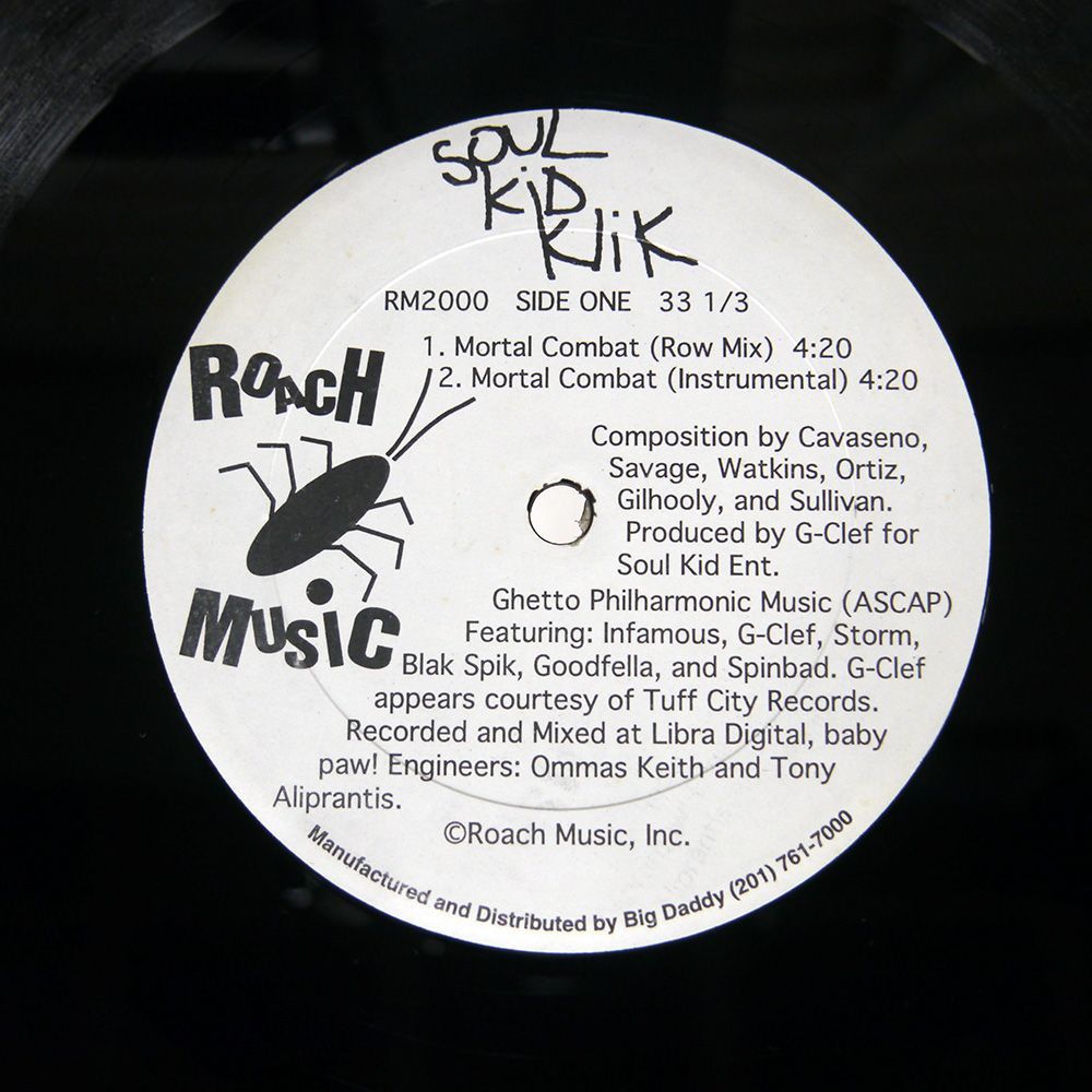 SOUL KID KLIK/MORTAL COMBAT/ROACH MUSIC RM2000 12_画像1