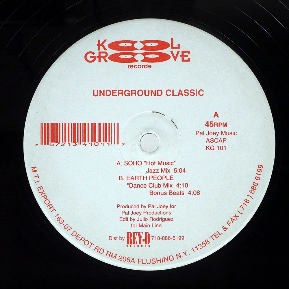 SO-HO/UNDERGROUND CLASSIC/KOOL GROOVE KG101 12_画像1