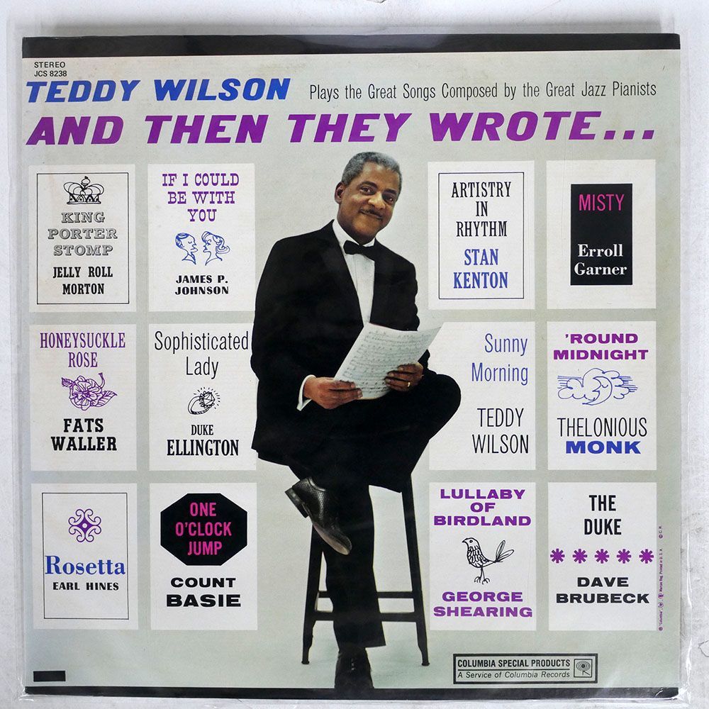 米 TEDDY WILSON/AND THEN THEY WROTE/COLUMBIA JCS8238 LP_画像1