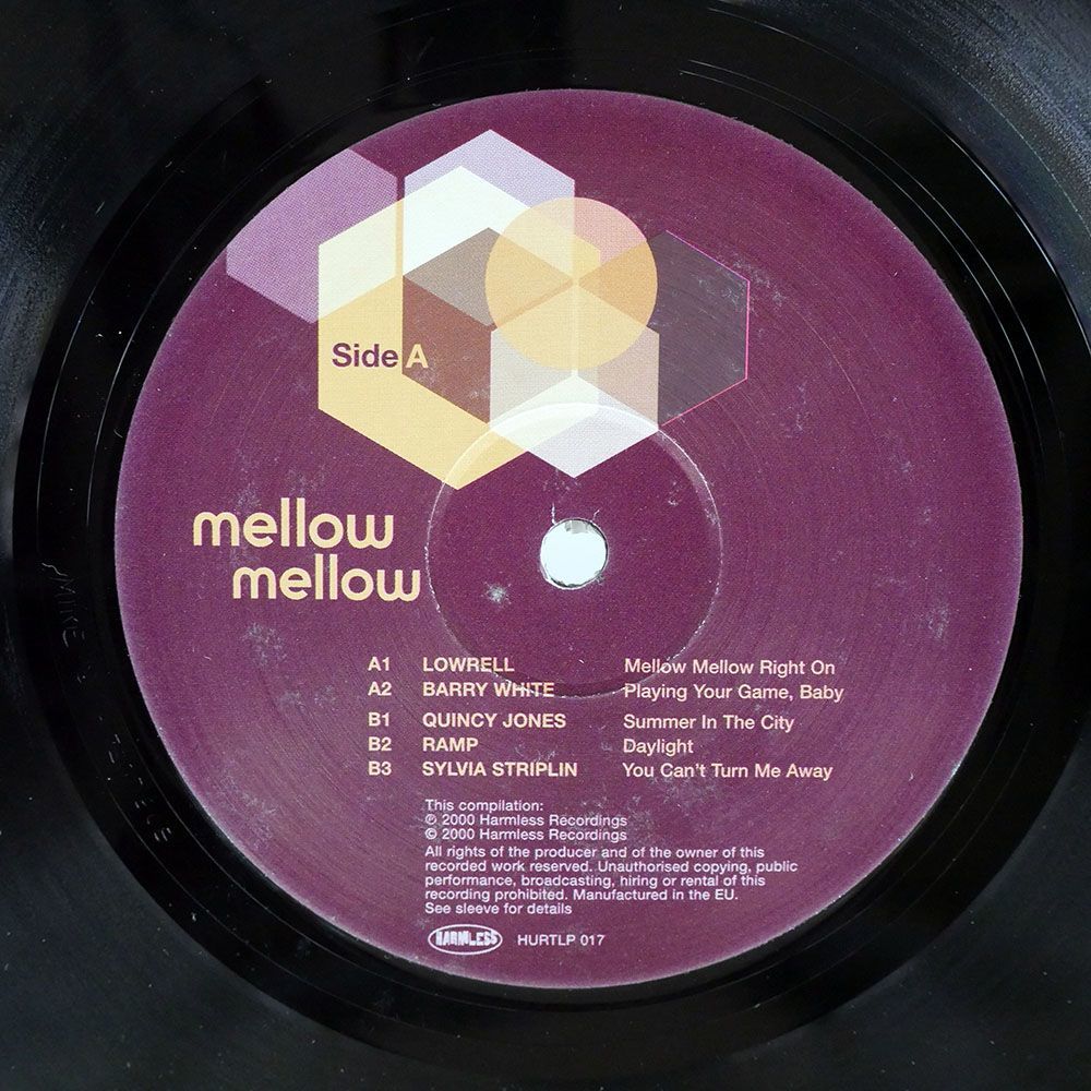 VA/MELLOW MELLOW (ORIGINAL 1970S SMOOTH GROOVES & CHILLED BREAKS)/HARMLESS HURTLP017 LP_画像2