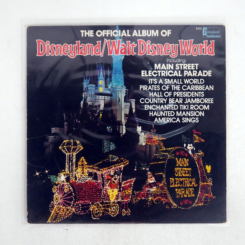 UNKNOWN ARTIST/THE OFFICIAL ALBUM OF DISNEYLAND WALT DISNEY WORLD/DISNEYLAND 2510 LP_画像1