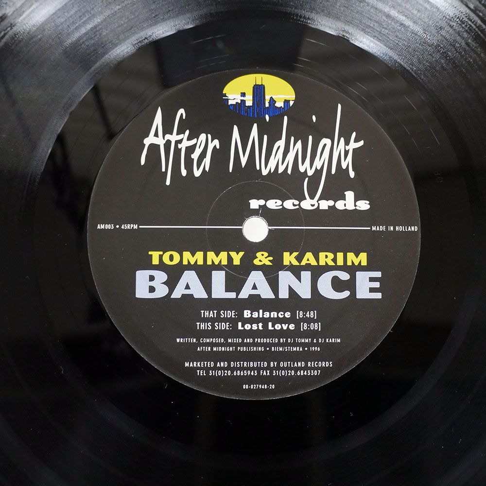 TOMMY & KARIM/BALANCE/AFTER MIDNIGHT AM003 12_画像2