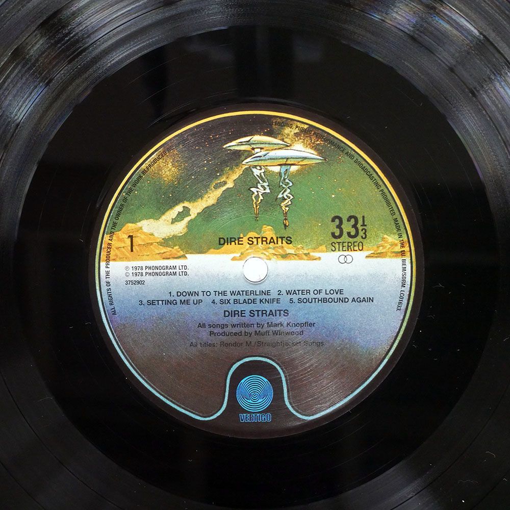 DIRE STRAITS/STUDIO ALBUMS 1978 - 1991/MERCURY 0602537529193V LP_画像3