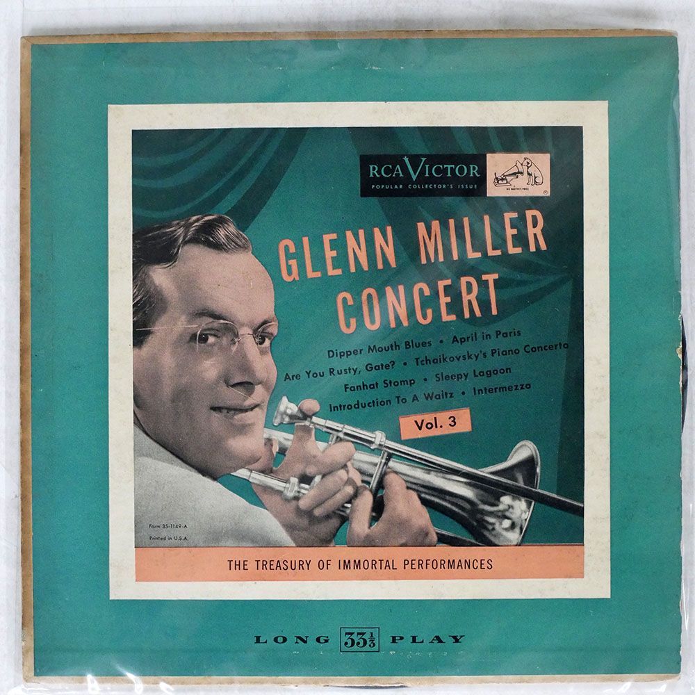 米 GLENN MILLER AND HIS ORCHESTRA/GLENN MILLER CONCERT (VOLUME III)/RCA VICTOR LPT3001 10_画像1