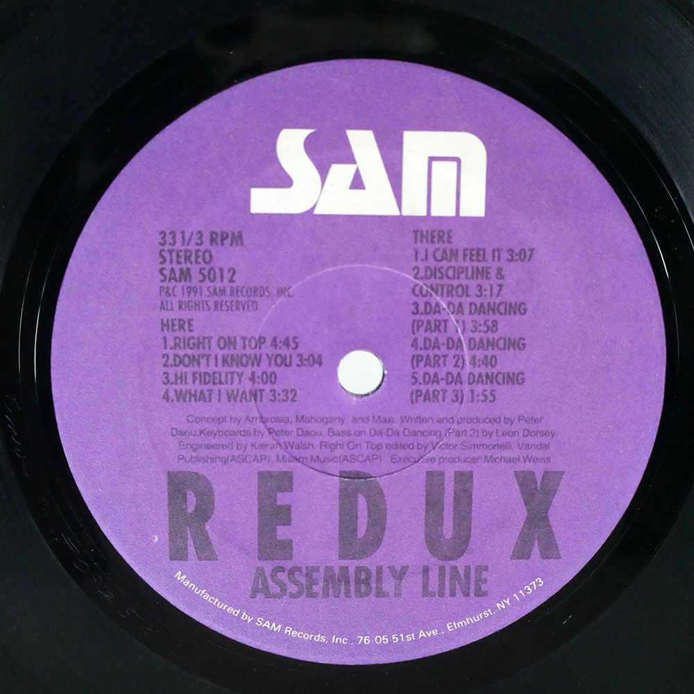 REDUX/ASSEMBLY LINE/SAM SAM5012 LP_画像2
