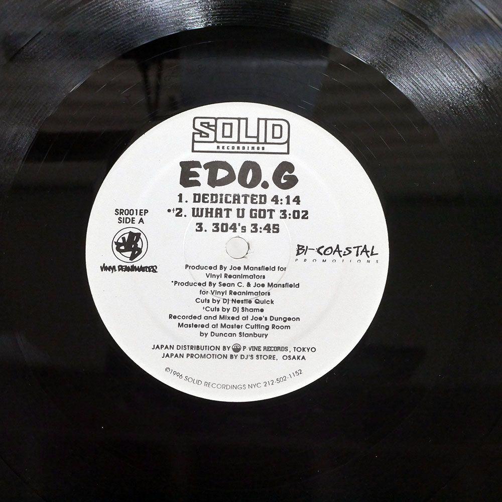 ED O.G/SIX SONG EP/SOLID RECORDINGS SR001EP 12_画像1