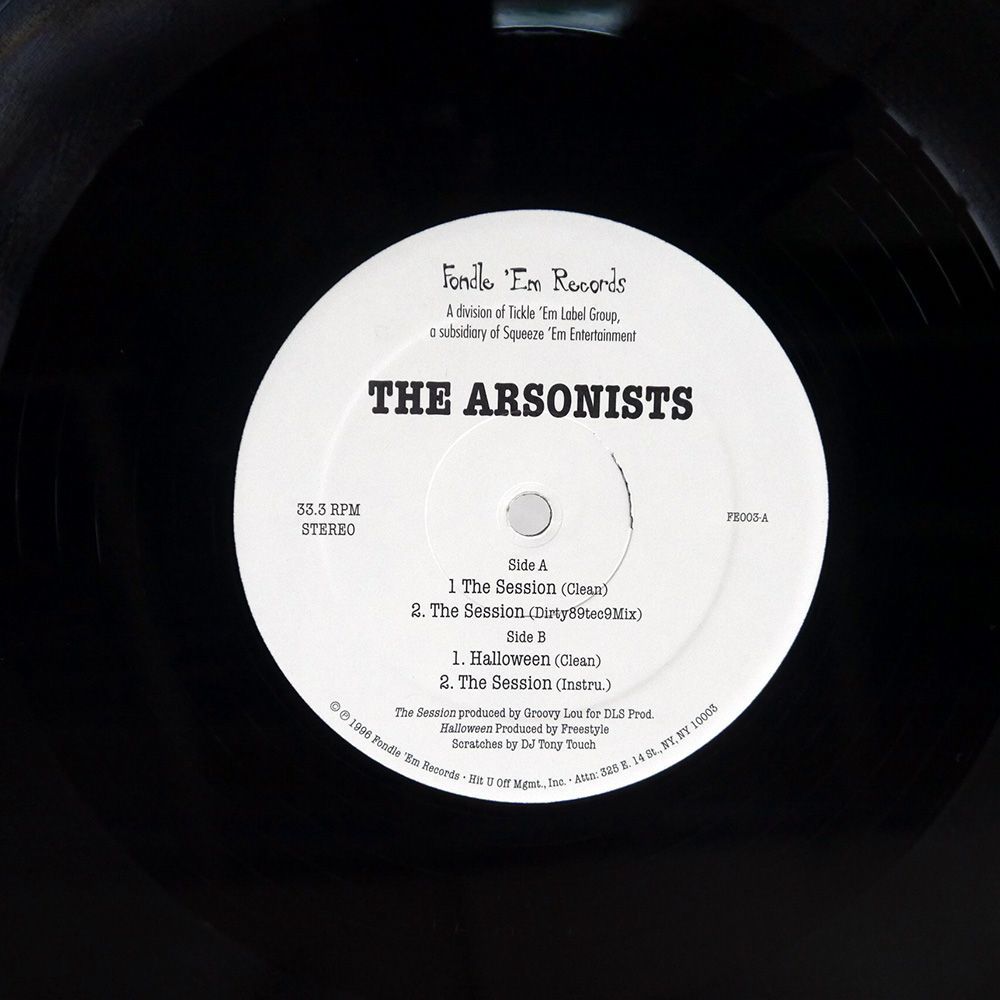 THE ARSONISTS/THE SESSION/FONDLE ’EM FE003 12_画像1