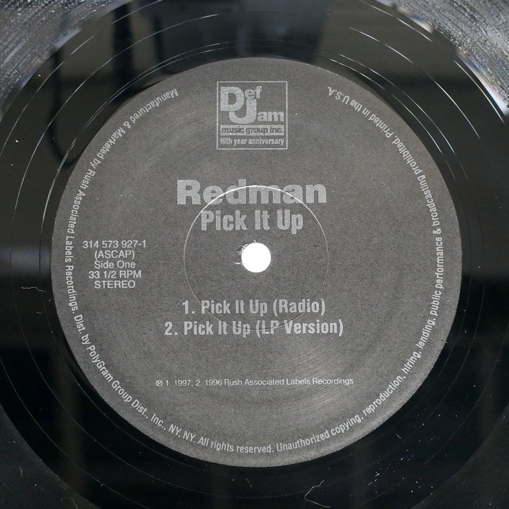 REDMAN/PICK IT UP/DEF JAM RECORDINGS 3145739271 12_画像2