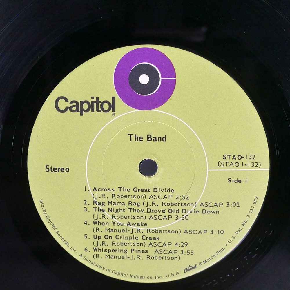 米 THE BAND/SAME/CAPITOL STAO132 LP_画像2