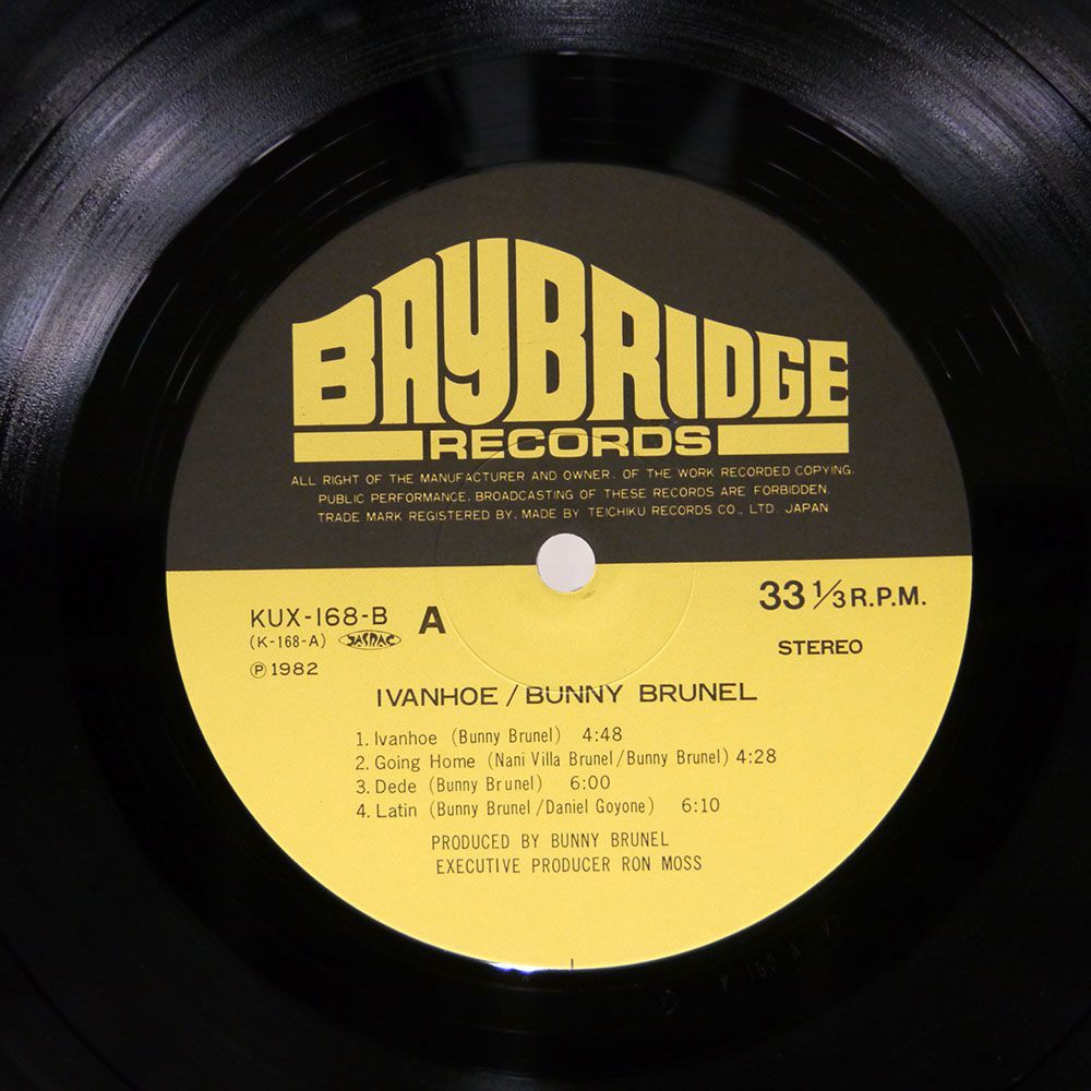 BUNNY BRUNEL/IVANHOE/BAYBRIDGE KUX168B LP_画像2