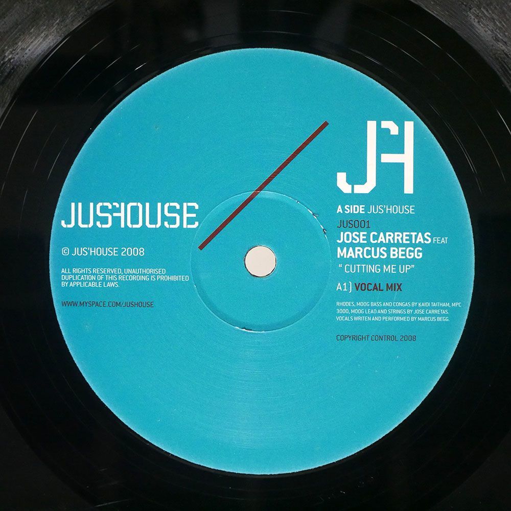 JOSE CARRETAS/CUTTING ME UP/JUS’HOUSE JUS001 12_画像1