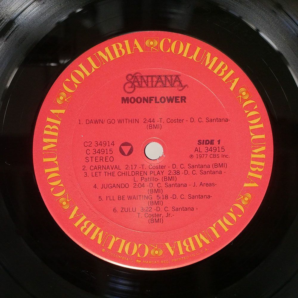 SANTANA/MOON FLOWER/COLUMBIA C234914 LP_画像2