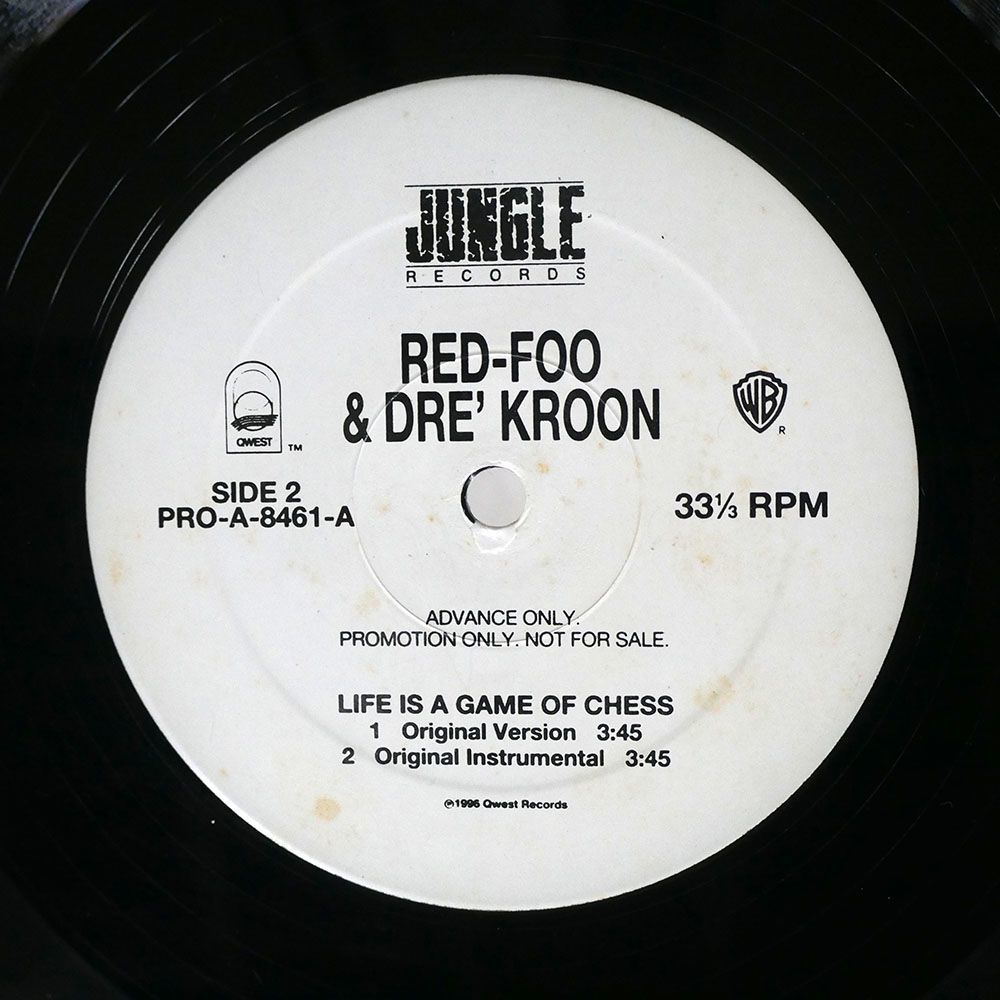 RED FOO/LIFE IS A GAME OF CHESS (THE REMIXES)/JUNGLE PROA8461 12_画像1