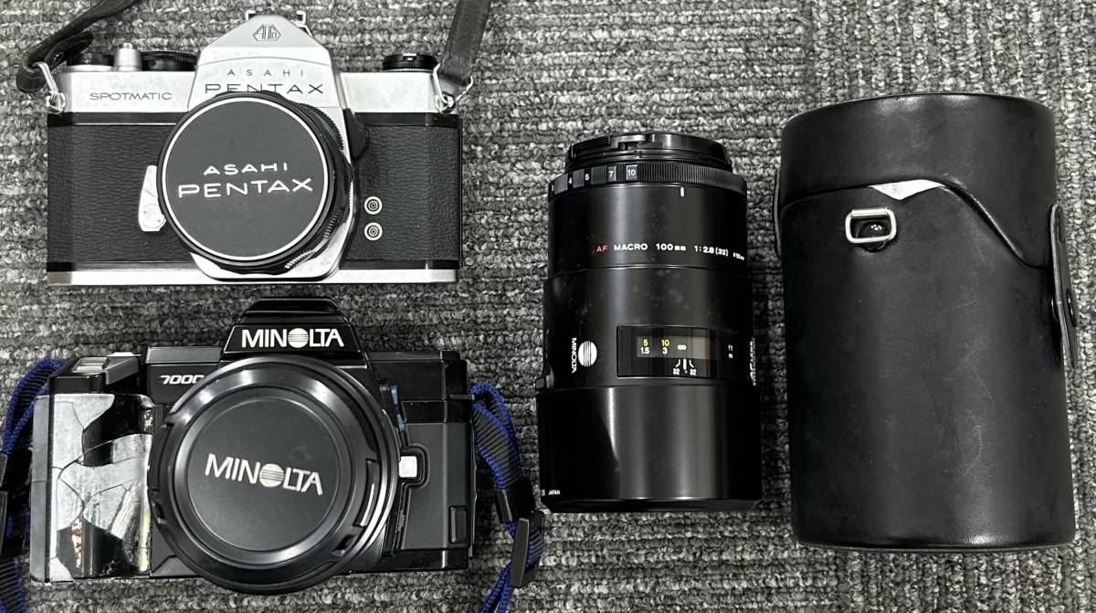 PENTAX　ペンタックス　MINOLTA　ミノルタ　カメラ　レンズ　SP　7000　AF MACRO 100mm 1:2.8(32) 55mm　おまとめ_画像1