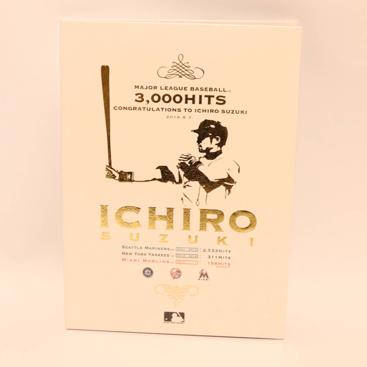 【即決・送料無料】　未開封品　イチロー 3000本安打 ICHIRO MAJOR LEAGUE BASEBALL 切手セット　シート_画像1