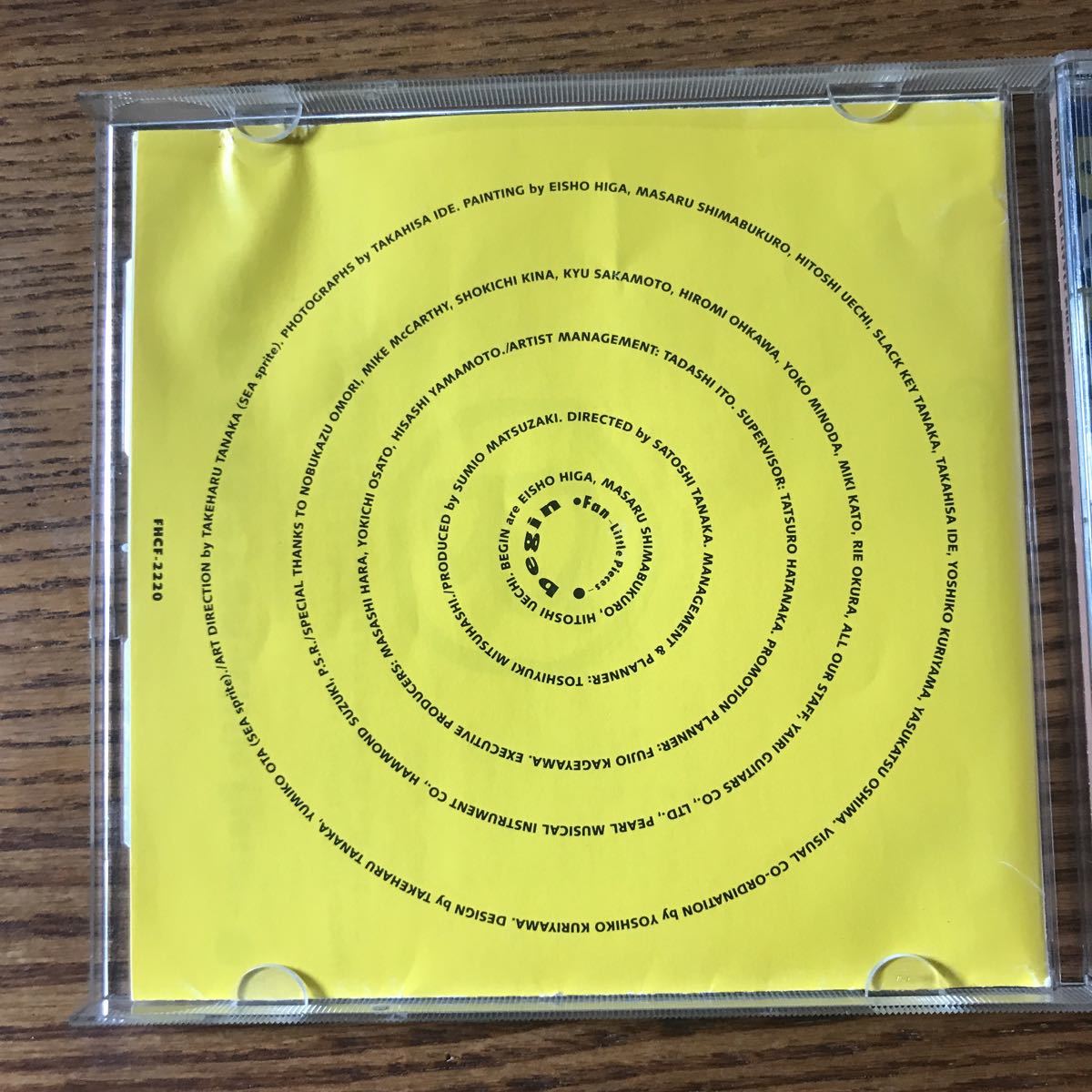 【CD】　BEGIN ビギン　FAN-LITTLE PIECES- ベスト盤_画像2
