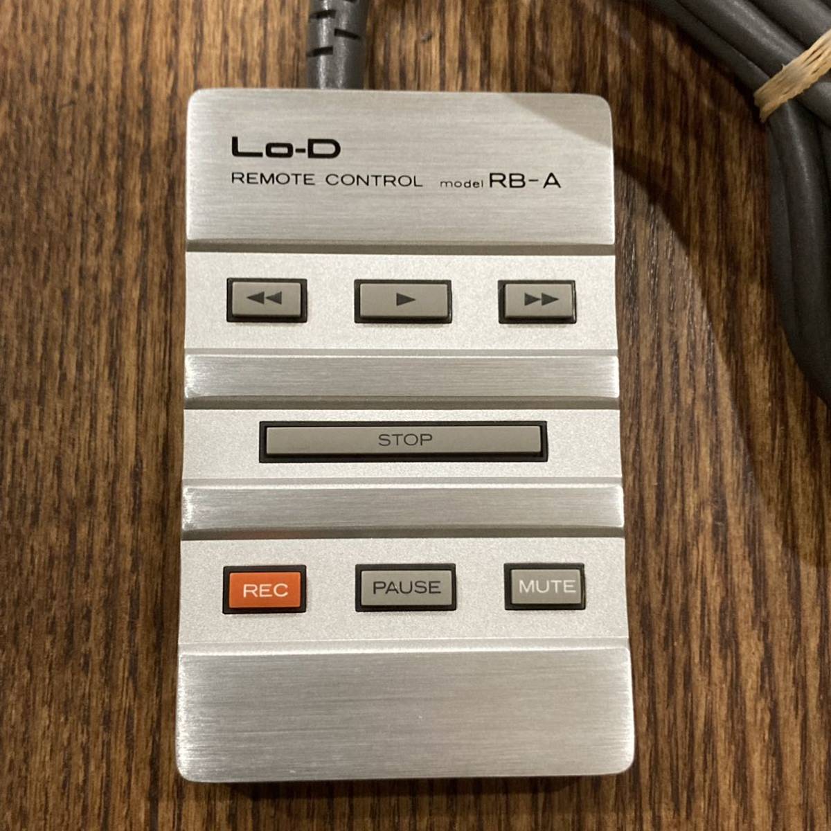 LO-D RB-A カセットデッキ用ワイヤードリモコン　美品_画像1