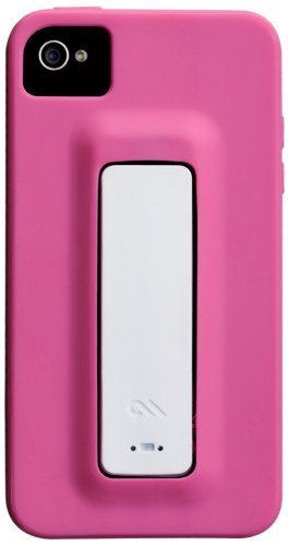 即決・送料無料)【スタンドが収納可能なケース】Case-Mate iPhone 4S/4 Snap Case Lipstick Pink/White_画像1