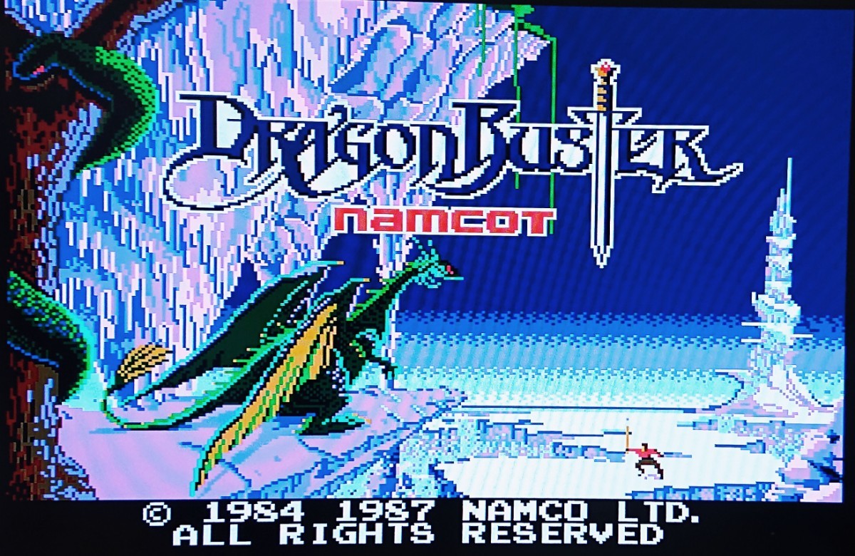 【動作確認済み 箱つき】ドラゴンバスター MSX2 ROM DragonBuster namcot ナムコ_画像4