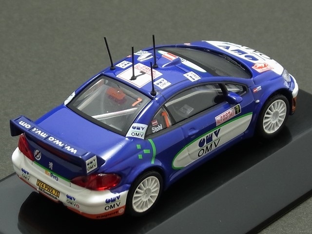 ★★日曜夜★ルース★PEUGEOT 307 WRC★2006 MONTE CARLO★MANFRED STOHL★RALLY CAR COLLECTION★CM'S★1/64_画像2