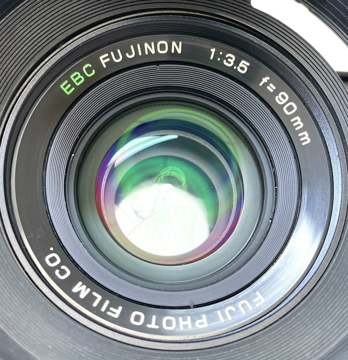 FUJI 富士フィルム FUJICA GW690 Professional 6×9 EBC FUJINON 1:3.5 f=90mm フィルムカメラ シャッター確認済み_画像3