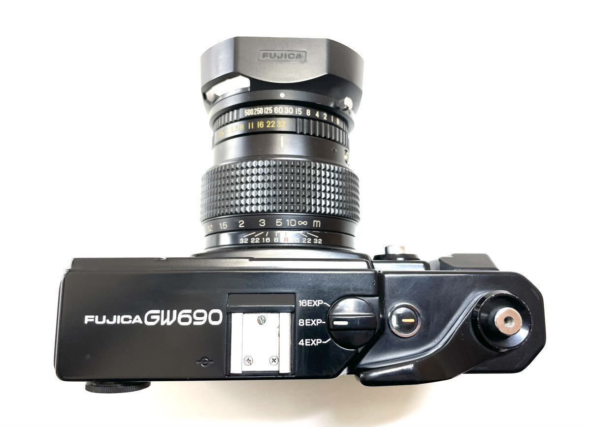 FUJI 富士フィルム FUJICA GW690 Professional 6×9 EBC FUJINON 1:3.5 f=90mm フィルムカメラ シャッター確認済み_画像2