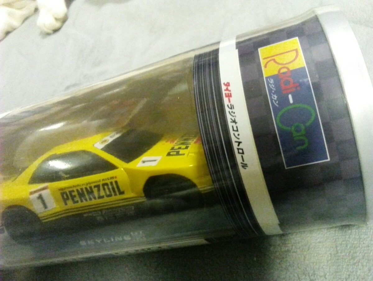  Nissan automobile yellow Skyline GT-R pen z oil * Nismo radio-controller * can Taiyo radio control new concept sun industry corporation 