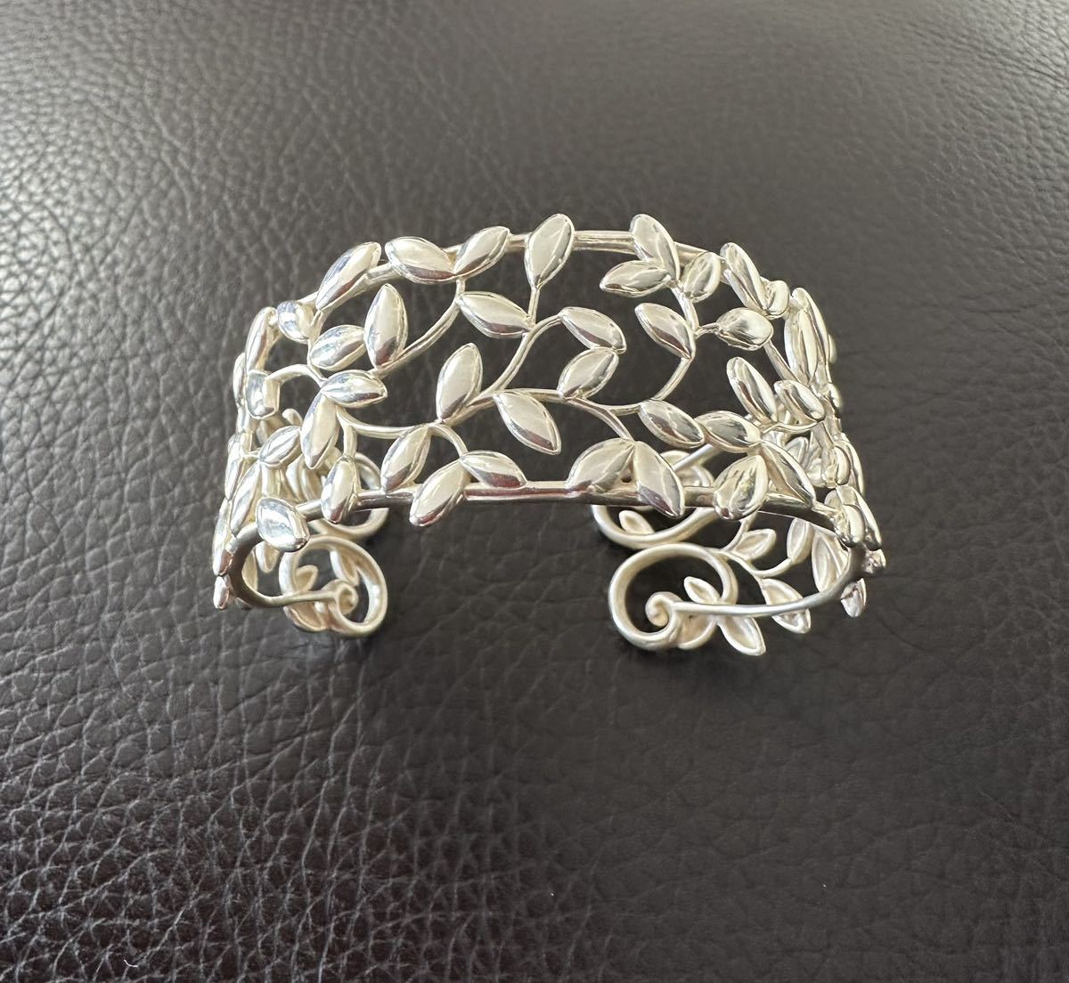  Tiffany bangle o Lee Brief narrow cuff silver beautiful goods 