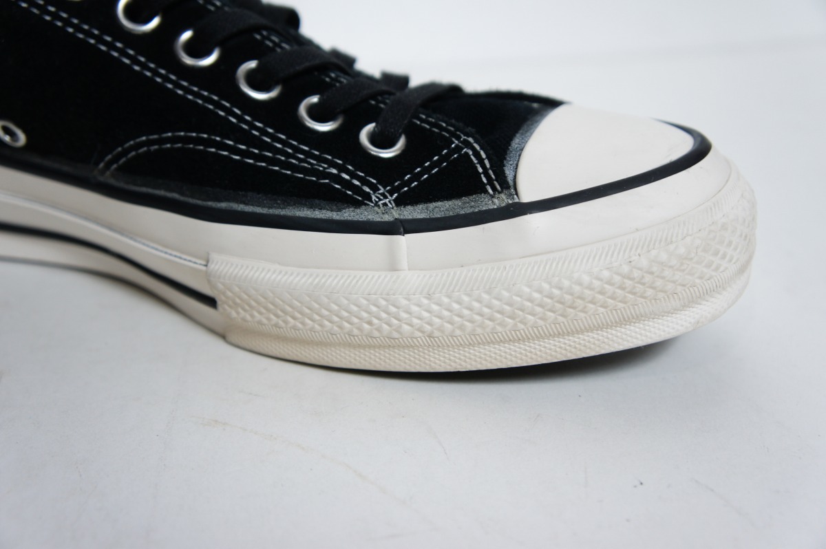 美品22AW N.HOOLYWOOD エヌハリウッド × CONVERSE ADDICT コンバース Chuck Taylor Suede NH OX 1SD147 スニーカー US9.5 黒1202N▲_画像9