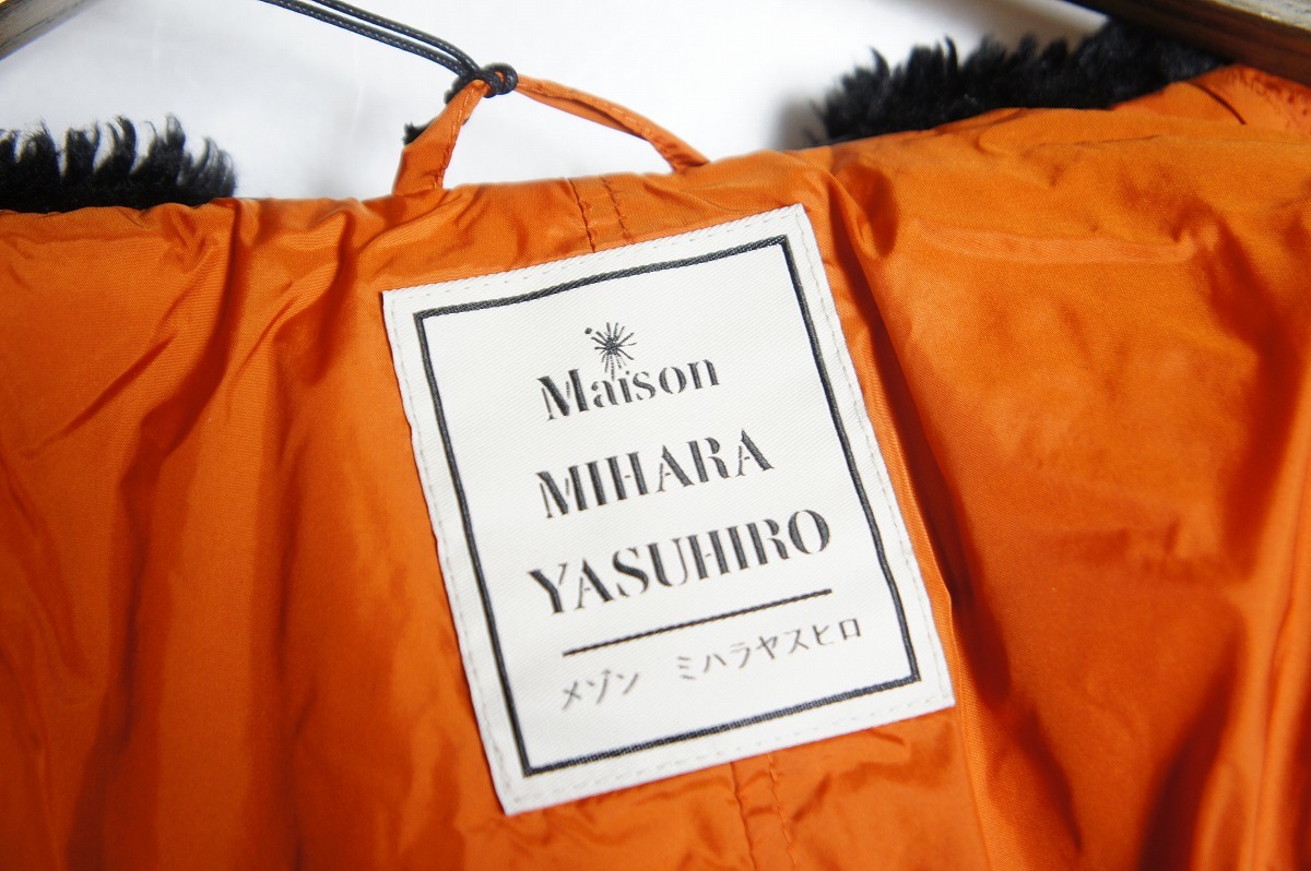 美品22AW MIHARAYASUHIROミハラヤスヒロ 再構築 DECONSTRUTED N-2B bomber jacket ジャケット ブルゾン A09BL052 黒419N_画像5