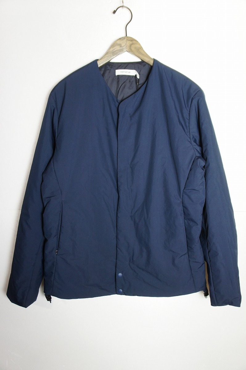 極美品21AW 40TH nonnative ノンネイティブ HIKER PUFF JACKET POLY RIPSTOP 中綿 ジャケット NN-JU4001 紺816N▲_画像1