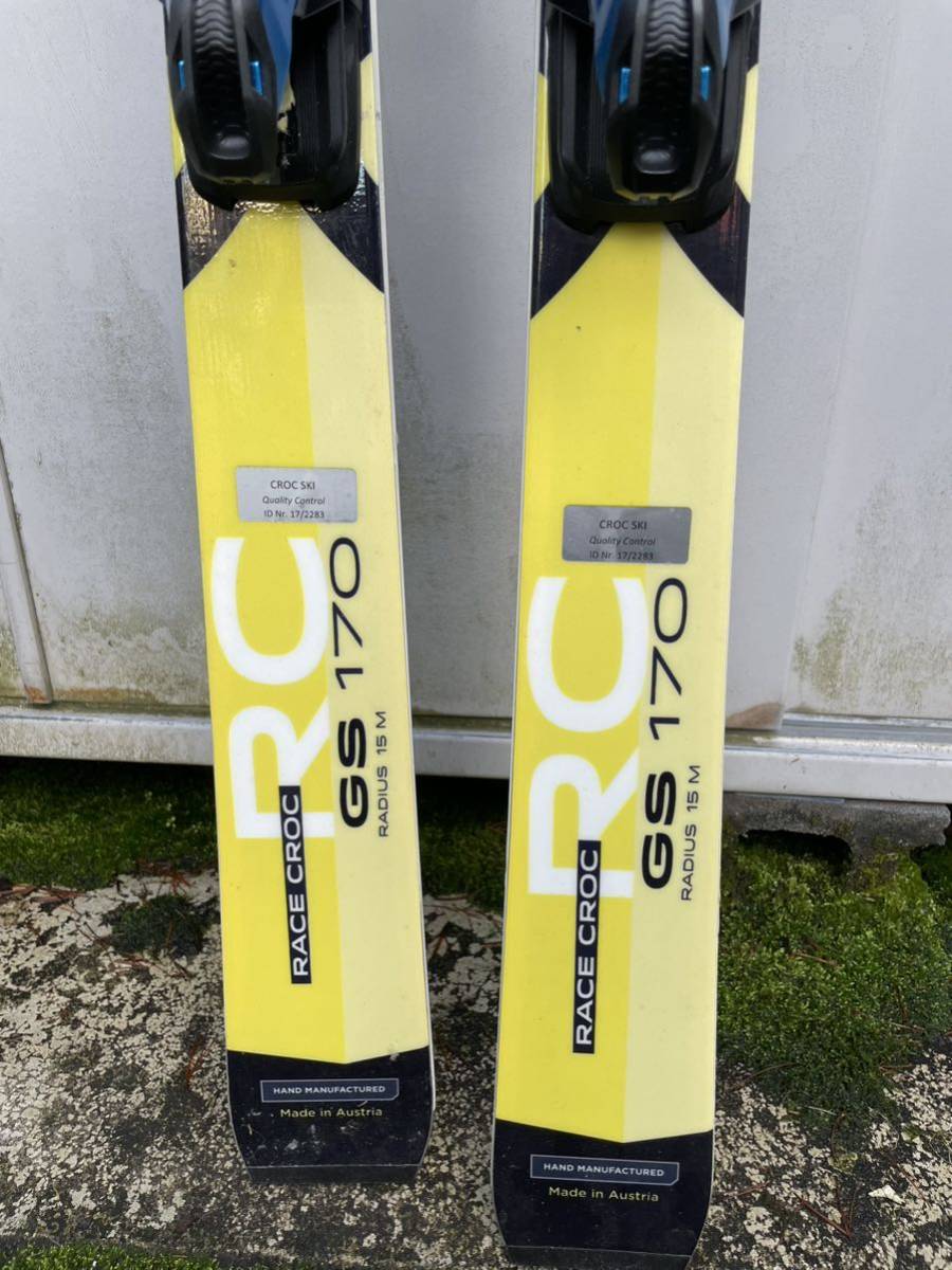 CROC SKI スキー板 ビンディング 付 AUGMENT 170cm カービング CROC SKI スキー板 ビンディング 付 AUGMENT 170cm カービング
